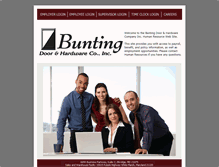Tablet Screenshot of buntingdoorhr.com